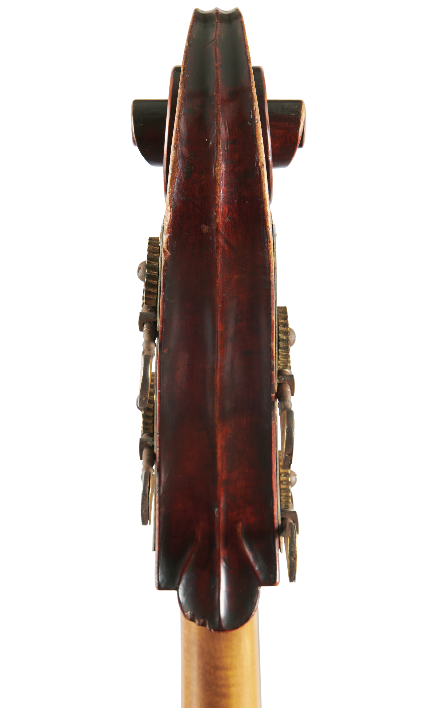 Fuber Double Bass rear scroll