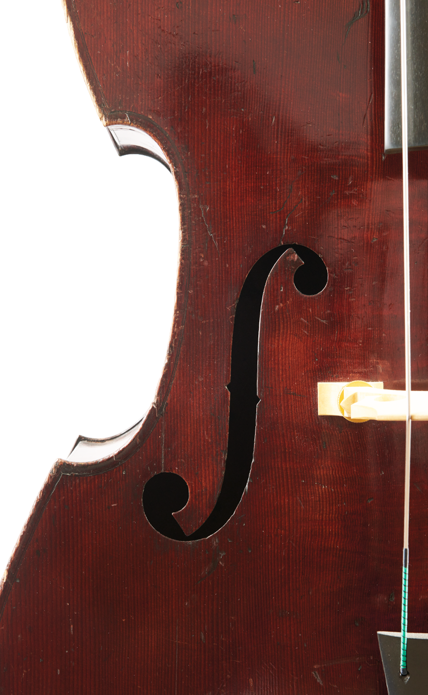 Fuber Double Bass f-hole left