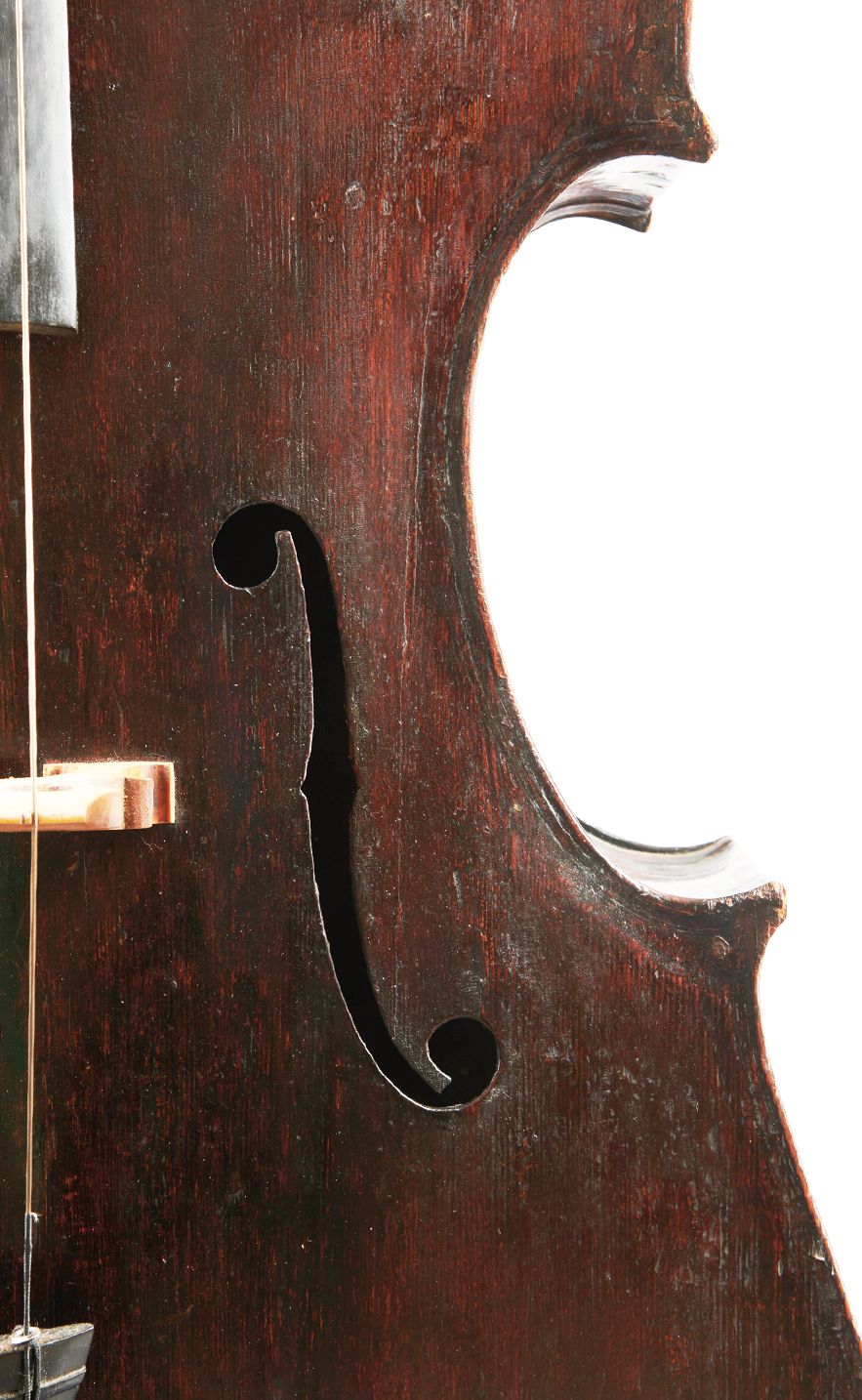 Fuber Double Bass f-hole right